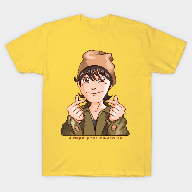 K-cute J-Hope T-Shirt by MorenoArtwork